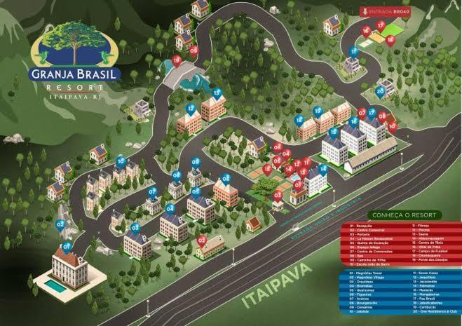 Apartmán Maravilhoso Flat Em Itaipava Petrópolis Exteriér fotografie